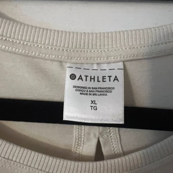 Athleta With Ease Open Back Tank XL NWOT in Bone - Picture 4 of 7
